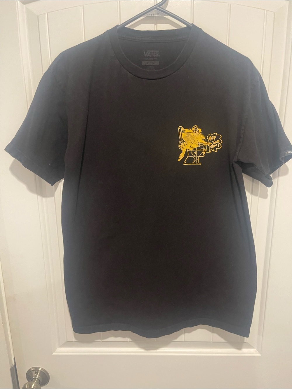 Vans Off The Wall Graphic T-Shirt Black Medium Skate Streetwear